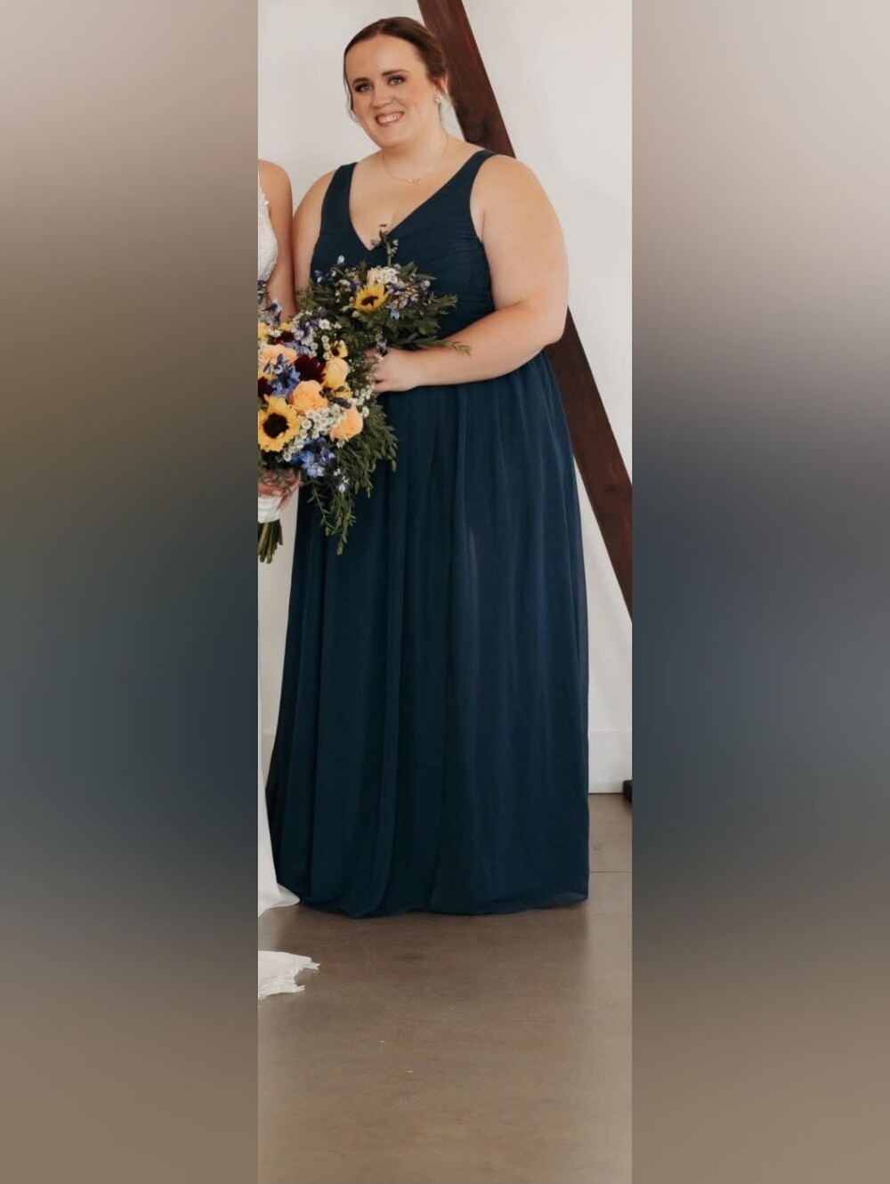 BIRDY GREY "LAURIE" BRIDESMAID DRESS - SLATE BLUE 3XL